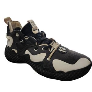 Adidas Harden Vol. 6 black and white basketball‎ shoes youth size 6